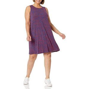 Flirty swing Small Polka‎ Dots Women Tank Swing Dress Size XL RefJ002